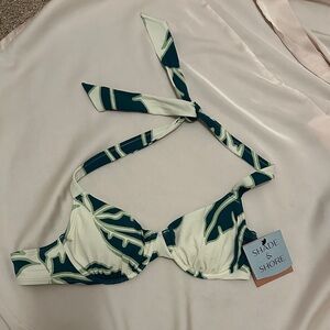 Shade & Shore Cream Bikini Top